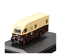 Diecast Model Car 1:76 For Albion Horse Transport Wagon Railway Simulation Alloy Car Model Mini Van Collection Ornament Miniature Vehicle(Beige)