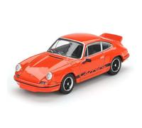 Diecast Model Car Compatible with Porsche 911 Carrera RS 2.7 Tangerine with Black Livery Limited Edition 1:64 Mini GT MGT01142
