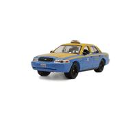 Diecast Model Car Diecast 1 64 For Ford Crown Victoria Taxi Alloy Simulation Car Model Collection Static Show Gift Miniature Vehicle