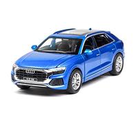 Diecast Model Car For Audi 1 32 Cool Simulation Model Car Can Be Pulled Back To Open The Door Miniature Vehicle(Blue)