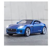 Diecast Model Car For Jaguar F Type 1 32 Alloy Diecast Car Model Pullback Miniature Metal Vehicle Children Christmas Toys Miniature Vehicle(Blue)