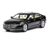 Diecast Model Car For Luxury Car 1 32 Pull Back Can Open The Door Toy Car Children Adult Birthday Gift Miniature Vehicle(Black)
