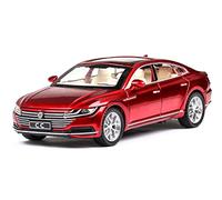Diecast Model Car For Luxury Car 1 32 Pull Back Can Open The Door Toy Car Children Adult Birthday Gift Miniature Vehicle(Red)