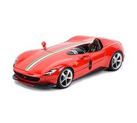 Diecast Model Car Model Car Alloy Car Collection Toy Boy 1 18 Simulation Original For Ferrari Monza SP1 Toy Diecast Car Miniature Vehicle(Red)