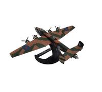 Diecast Model Plane 1/144 Scale UK 1944 Halifax MK III Diecast Metal Alloy Fuselage Military Aircraft Model Toy For Display Collection and Gifts