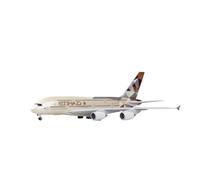Diecast Model Plane 1/160 Scale 50.5CM Airplane 380 A380 ETIHAD Airline Model Wheel Diecast Resin Plane For Display Collection and Gifts