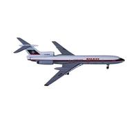 Diecast Model Plane 1/400 Scale Tupolev Tu-154 LZ-BTN Balkan Bulgarian Airlines Diecast Alloy Aircraft Airplane Plane Model Toy For Display Collection and Gifts