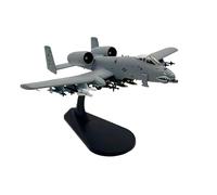 Diecast Model Plane Diecast Metal 1/100 Scale USAF A10 A-10A A10A Attack Aircraft Fighter Airplane Model Toy For Display Collection and Gifts