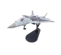 Diecast Model Plane Diecast Metal Alloy 1/100 Scale Russian Su 57 SU57 Fighter Airplane Aircraft Model Su-57 Plane Model Toy For Display Collection and Gifts
