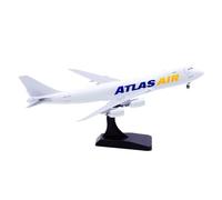 Diecast Plane Model For 1:400 Scale Passenger Aircraft Model Atlas Air White Boeing B747-8F Die-cast Metal Aircraft Model N859GT With Stand Single Plane