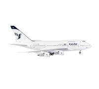 Diecast Plane Model For Collectible Airplane Gift Iran Air Airplane Model Boeing B747SP Alloy Airplane Jet Model 1/400 Scale Model Replica Single Plane