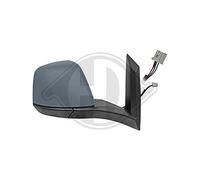 DIEDERICHS 1455626 Wing mirror for FORD TRANSIT CONNECT, TOURNEO CONNECT Right, primed, for electric mirror adjustment, Convex, Complete Mirror, Heatable, with wide angle mirror