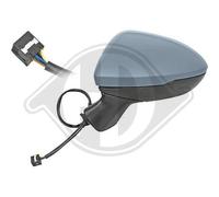 DIEDERICHS 1808325 Wing mirror suitable for OPEL ASTRA Left, Complete Mirror, Heatable, for electric mirror adjustment, Electronically foldable, Aspherical