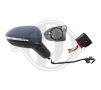 DIEDERICHS 2218224 Complete Mirror Heatable Convex for electric mirror adjustment Compatible with VW Golf 8 Hatchback CD1 5H18575089B9 5H1857508AE9B9