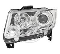 DIEDERICHS 2613081 Left Headlight for JEEP COMPASS, GRAND CHEROKEE, H9, P27/7W