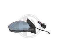 DIEDERICHS 4467027 Heatable for electric mirror adjustment Aspherical Electronically foldable Complete Mirror Compatible with RENAULT Megane 4 Grandtour K9A/M/N 963027851R