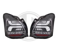 DIEDERICHS 6416695 Rear combination lights black transparent