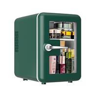 DieffematicBX Mini Fridge Dual Refrigerator Mini Cosmetic Skincare Makeup Auto Fridge Cooler Warmer Multifunctional Refrigerator Transparent