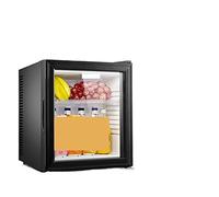 DieffematicBX Mini Fridge Hotel Rooms Quiet Refrigerator Office Home Bedroom Mini Ice Bar Transparent Refrigerator