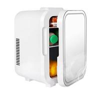 DieffematicBX Mini Fridge Mini Refrigerator Kitchen Portable Mirror Fridge Auto Compressor Student Dormitory Home Picnic Camping Compact Cooler