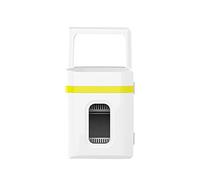 DieffematicBX Mini Fridge Mini Refrigerator Small 10L Car Refrigerator Single Door Car Home Dual-Use Thermoelectric Mini Fridge Cooler Warmer (Color : Yellow)