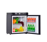 DieffematicBX Mini Fridge Refrigerator 1.4 Cu.Ft 3 Way Mini Fridge Gas Small Compact Refrigerador For Truck Camping Black