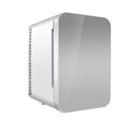 DieffematicBX Mini Fridge Refrigerator For Cold And Warm Box Tempered Glass Household Mini Refrigerator