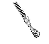 DieffematicSZ Comb Stainless Steel Metal Folding Portable Beard Comb Sideburns Styling Comb