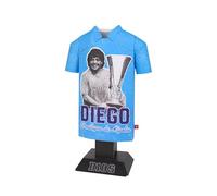 Diego Maradona 1984-1991 Retro Metal Football Shirt - Officially Licensed Miniature Alloy Replica Jersey Collectible Legend Display Gift