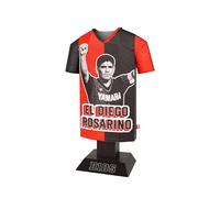 Diego Maradona 1993-1994 Retro Metal Football Shirt - Officially Licensed Miniature Alloy Replica Jersey Collectible Legend Display Gift