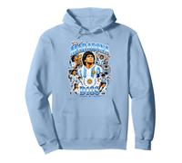 Diego Maradona 90s Vintage Bootleg Style Football Soccer Art Pullover Hoodie