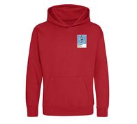 Diego Maradona Argentina 2 Icon Frame Kids Hoodie - Red / 5-6 years