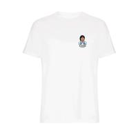 Diego Maradona Argentina Badge Men's T-Shirt - White / M