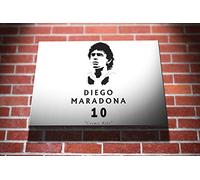 Diego Maradona Argentina Football Gallery Framed Canvas Art Picture Print