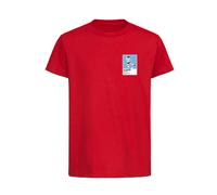 Diego Maradona Argentina Icon Frame Kids T-Shirt - Red / 5-6 years