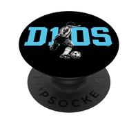 Diego Maradona D10S La mano de Dios Retro Soccer Legend PopSockets Adhesive PopGrip