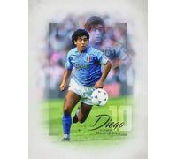 Diego Maradona Football Poster Argentina World Cup Wall Art Home Decor Print A4