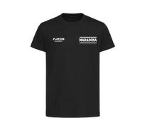 Diego Maradona Logo Kids T-Shirt - Black / 9-11 years