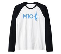 Diego Maradona M10 La Mano de Dios Hand of God Soccer Logo Raglan Baseball Tee