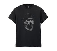 Diego Maradona T-Shirt, Argentina Football Legend Inspired Unisex Tee Black