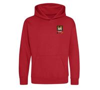 Diego Maradona World Cup Sticker Kids Hoodie - Red / 3-4 years