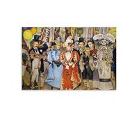 Diego Rivera A Dream Sunday Afternoon at Alameda Park Poster Picture Print Canvas Poster Wall Paint Art Posters Decor Modern Home Artworks 24x36inch(60x90cm)
