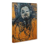 Diego Rivera By Amedeo Modigliani Canvas Print | Gallery Wrapped 30mm Frame Wall Art | 30x20 inches | Ready to Hang | Classic Picture | Living Room Bedroom Lounge Office