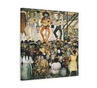 Diego Rivera Famous Painters' Works(The Day of The Dead)Printing Posters Art Canvas Painting Decor Wall Print Photo Gifts Home Modern Decoratives 12x12inch(30x30cm)