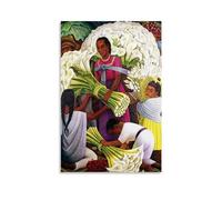 Diego Rivera Famous Painters' Works(The Flower Seller)Printing Posters Art Canvas Painting Decor Wall Print Photo Gifts Home Modern Decoratives 12x18inch(30x45cm)