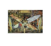 Diego Rivera 《Man Controller of The Universe》 Wall Art Prints Canvas Poster Poster Cool Artworks Painting Wall Art Canvas Prints Hanging Picture Posters 16x24inch(40x60cm)
