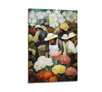 Diego Rivera Painter Masterpiece Poster Recolectoras De Flores Artworks Canvas Room Aesthetic Wall Art Prints Home Modern Decor 24x36inch(60x90cm)