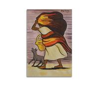 Diego Rivera Painter Works (Cargadora Con Perro) Art Posters Wall Art Canvas Aesthetic Music And Movie Decoration Living Room Bedroom 24x36inch(60x90cm) Unframe-style