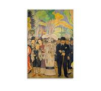 Diego Rivera PaintingPoster Canvas Classic Decoration Waterproof Fading Mural Art Universal Decoration Painting Give Friend Teacher Gift08x12inch(20x30cm) Unframe-style