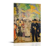 Diego Rivera PaintingPoster Canvas Classic Decoration Waterproof Fading Mural Art Universal Decoration Painting Give Friend Teacher Gift08x12inch(20x30cm) Frame-style